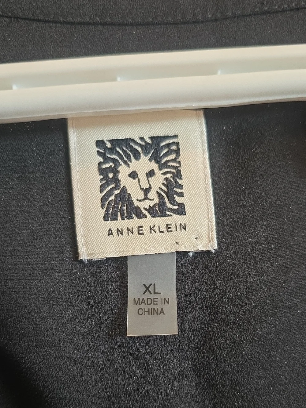 Anne Klein Black Long-Sleeve Tunic Pullover Ptp 25 L 35 - Picture 2 of 6